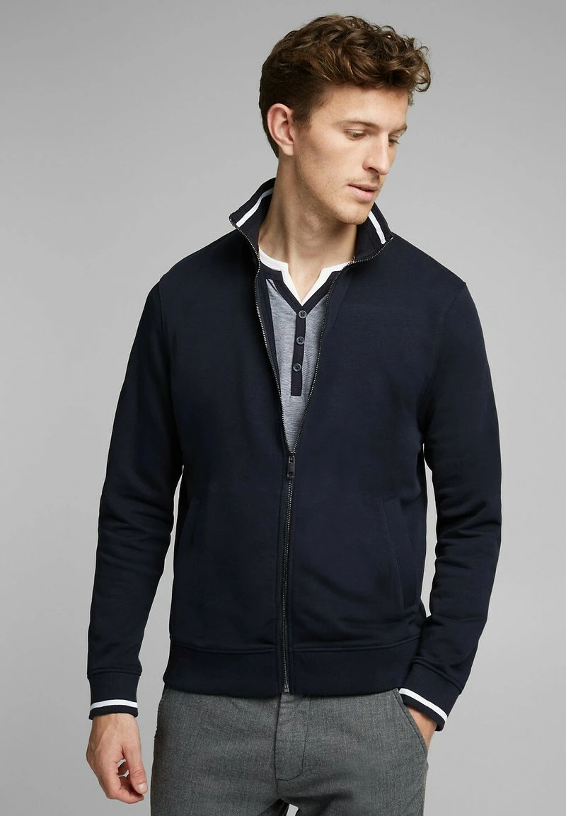 Esprit Herren Strickjacke - Dark Blue 3 Esprit Herren Strickjacke - Dark Blue