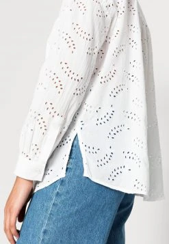 Esprit Damen LEAF BLOUSE - Bluse - White -Esprit Verkäufe 2024 61af483ef7664deb999f7deab72163b4