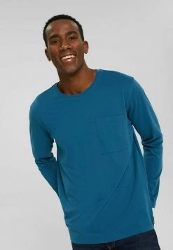 Esprit LONGSLEEVE - Langarmshirt - Petrol Blue | Herren