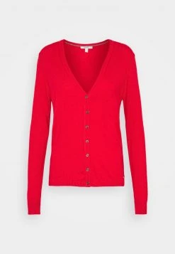 Esprit Damen BASIC - Strickjacke - Red