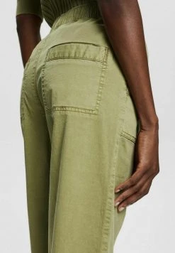 Esprit Damen GUMMIZUGBUND - Stoffhose - Light Khaki -Esprit Verkäufe 2024 63334bbfc1ad4e009e5ef6b317e91214