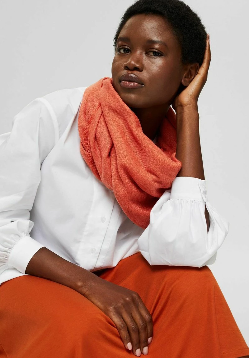 Esprit Damen Schlauchschal - Terracotta 3 Esprit Damen Schlauchschal - Terracotta