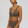 Esprit Damen Triangel BH - Taupe