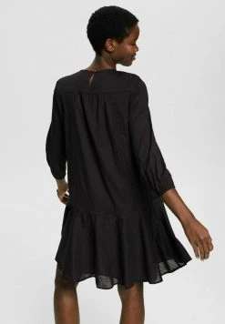 Esprit Damen DRESSES LIGHT WOVEN - Freizeitkleid - Black -Esprit Verkäufe 2024 651ffef94e2442faadf19e43dae1faec