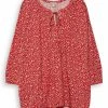 Esprit Damen CURVY MILLEFLEUR-LONGSLEEVE - Langarmshirt - Red -Esprit Verkäufe 2024 655fd6669bac496797fa3d387577e3f4