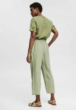 Esprit Damen MIT VERKÜRZTEM BEIN - Stoffhose - Light Khaki -Esprit Verkäufe 2024 65bd6a048200449b955c5e36ddb4e696
