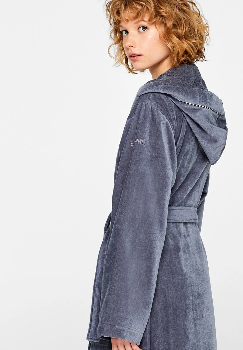 Esprit Damen Bademantel - Grey 5 Esprit Damen Bademantel - Grey – Bild 3