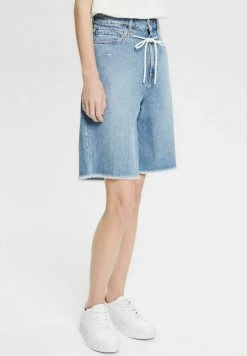 Esprit Damen MIT KORDELZUG - Jeans Shorts - Blue Medium Washed -Esprit Verkäufe 2024 66926c3f0cfb4f00ae3fc69ced2db06e