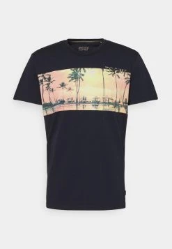 Esprit Herren T-Shirt Print - Navy