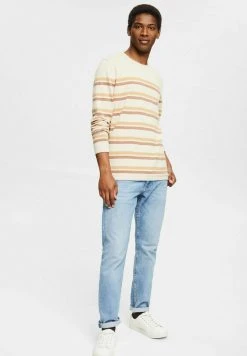 Esprit Herren Strickpullover - Cream Beige -Esprit Verkäufe 2024 66d87bc4b7cc488ea2fd9e1b93a1059d