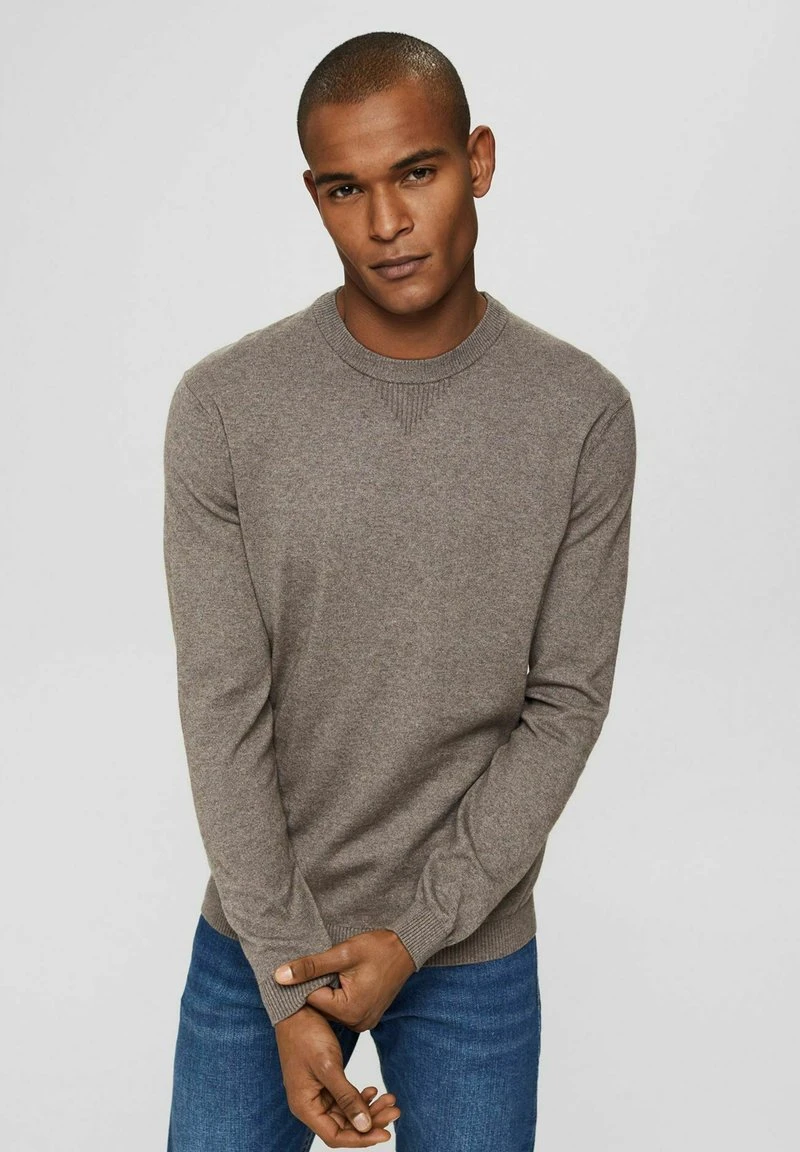 Esprit Strickpullover - Taupe | Herren 6 Esprit Strickpullover - Taupe | Herren – Bild 4