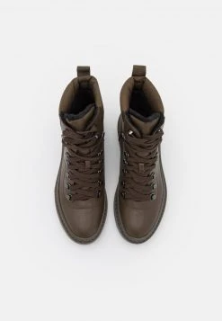 Esprit BOOTIE - Plateaustiefelette - Khaki Green | Damen -Esprit Verkäufe 2024 682852bcdd5b463483a586bde3c2b0e3