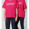 Esprit Unisex T-Shirt Print - Pink Fuchsia