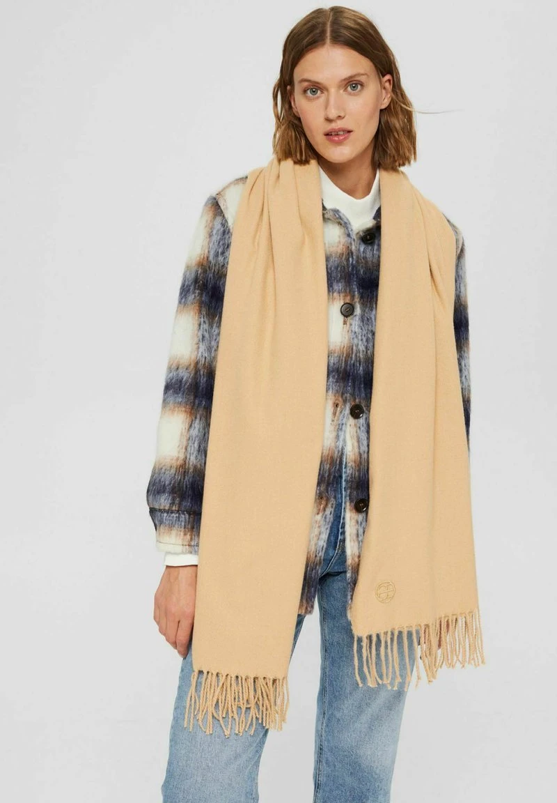 Esprit Damen Schal - Khaki Beige 3 Esprit Damen Schal - Khaki Beige