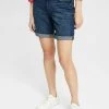 Esprit Damen Jeans Shorts - Blue Light Washed