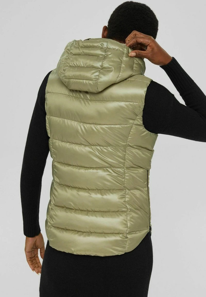 Esprit Damen Weste - Light Khaki 5 Esprit Damen Weste - Light Khaki – Bild 3