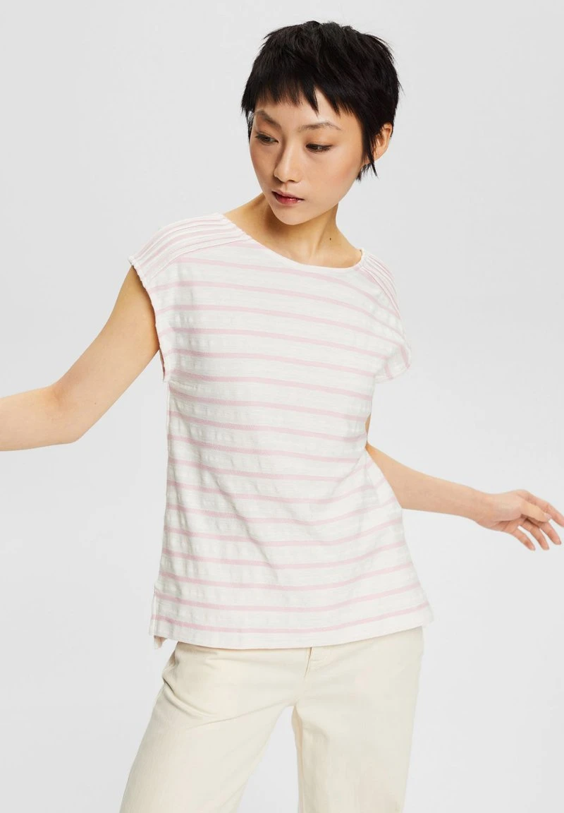 Esprit Damen SUS BASIC P TEE - T-Shirt Print - Light Pink 3 Esprit Damen SUS BASIC P TEE - T-Shirt Print - Light Pink