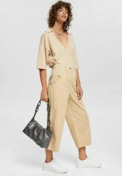 Esprit Damen CULOTTE - Stoffhose - Sand -Esprit Verkäufe 2024 6b1c4d342a94415a8d93c451804f5676
