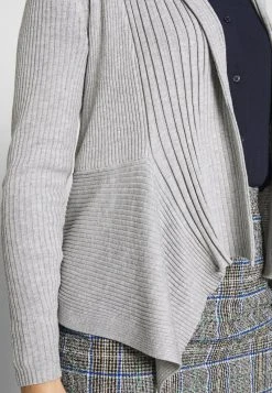 Esprit NOOS RIB CARDI - Strickjacke - Light Grey | Damen -Esprit Verkäufe 2024 6b907c8a96b947bdbf5cc30b652a1704