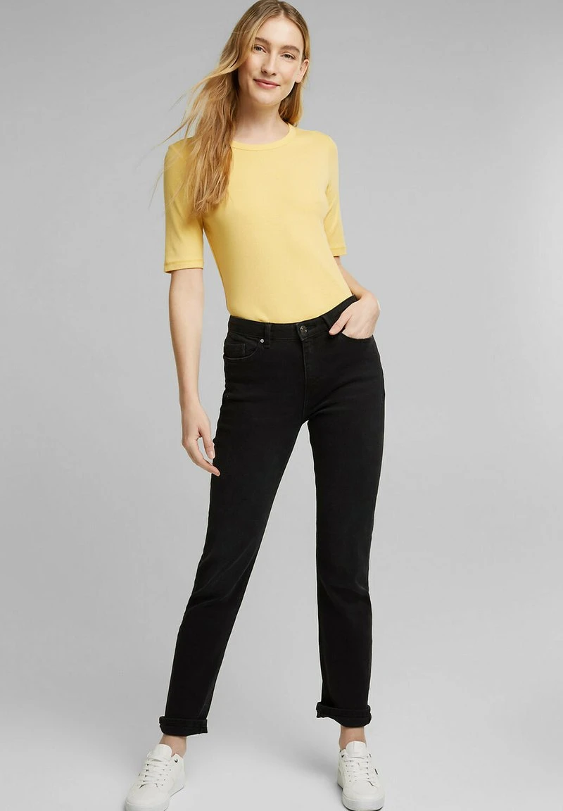 Esprit Damen T-Shirt Basic - Sunflower Yellow 4 Esprit Damen T-Shirt Basic - Sunflower Yellow – Bild 2