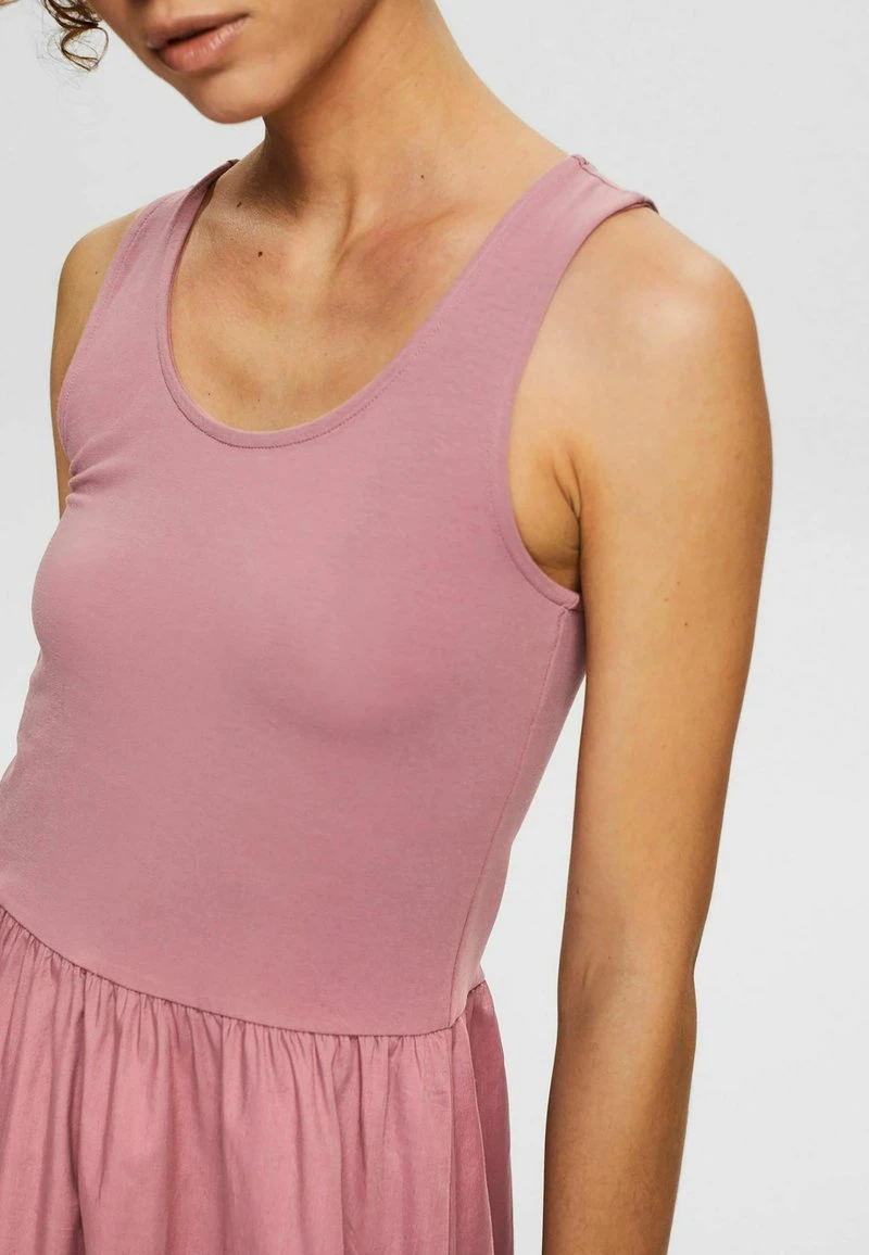 Esprit Damen MATERIAL MIX IN LÄNGE - Maxikleid - Mauve 6 Esprit Damen MATERIAL MIX IN LÄNGE - Maxikleid - Mauve – Bild 4