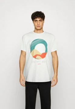 Esprit Herren T-Shirt Print - Off White