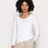 Esprit NOOS CORE COO T - Langarmshirt - White | Damen -Esprit Verkäufe 2024 6c4e391165ec4cd99559b5f390500a8d