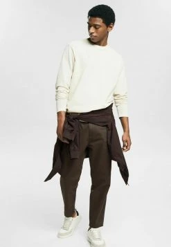 Esprit RECYCELT: MIT FEINER STRUKTUR - Sweatshirt - Cream Beige | Herren -Esprit Verkäufe 2024 6c6eb20c028544c7b7d70c147eae28bc