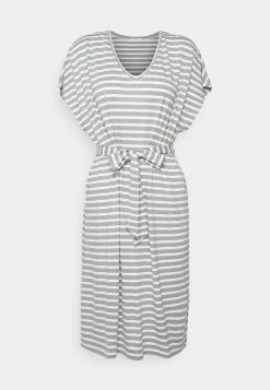 Esprit Damen HAMPTONS BEACH DRESS STRIPED - Strandaccessoire - Light Khaki