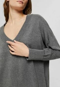Esprit Damen Strickkleid - Gunmetal -Esprit Verkäufe 2024 6cb8fadb3050434e9e506f38f5d57dc8