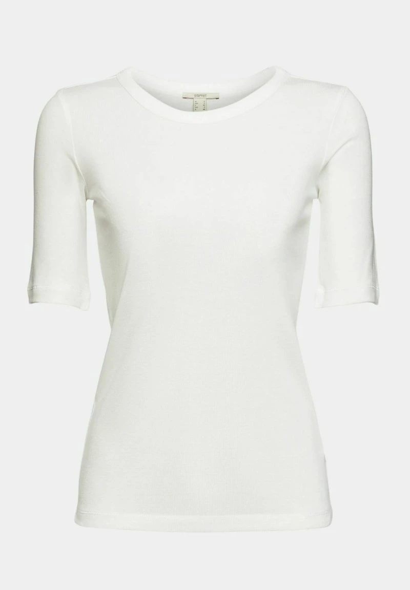 Esprit Damen T-Shirt Basic - Off White 12 Esprit Damen T-Shirt Basic - Off White – Bild 10