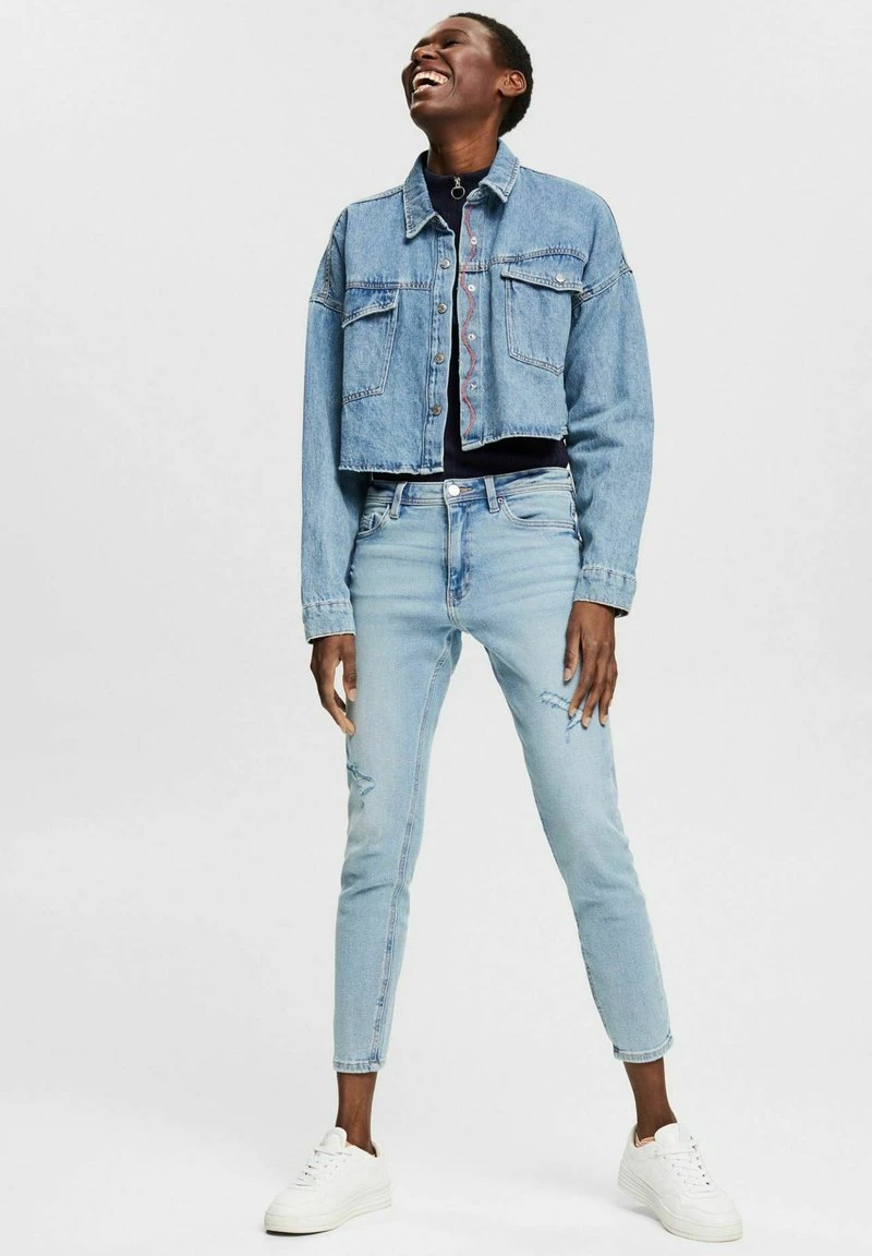 Esprit Damen Jeans Slim Fit - Blue Light Washed 4 Esprit Damen Jeans Slim Fit - Blue Light Washed – Bild 2