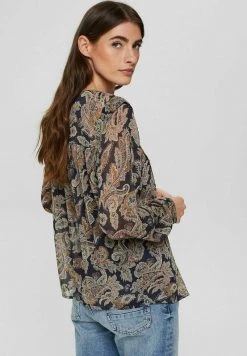 Esprit Damen Bluse - Navy -Esprit Verkäufe 2024 6dd70a1b49124807a43b66915d307c6d