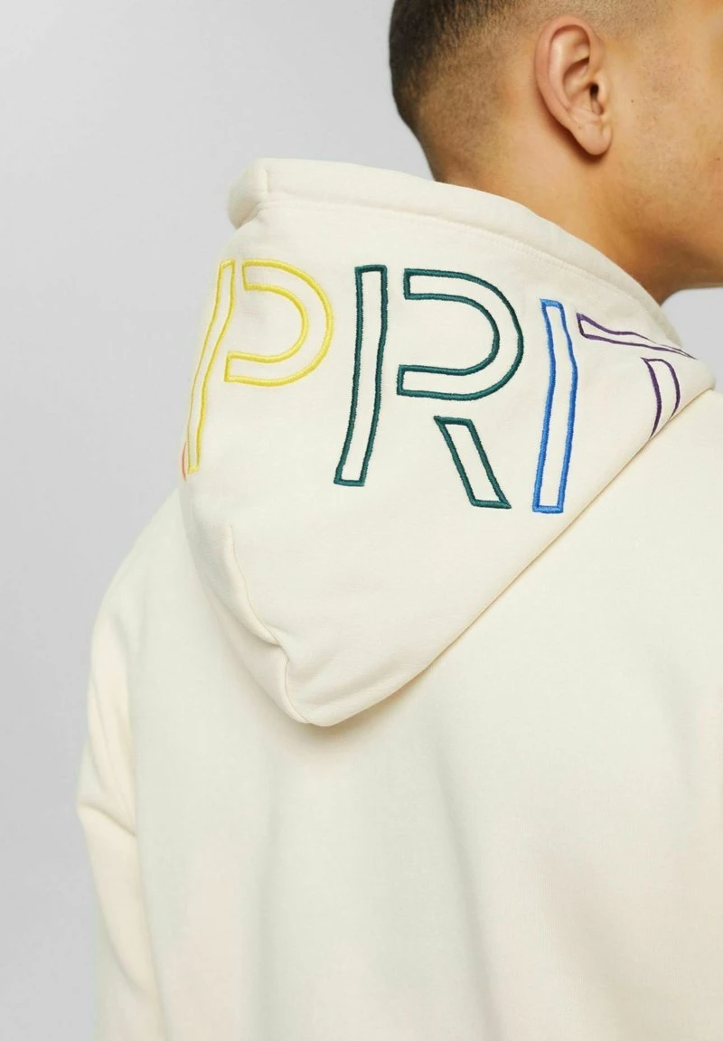 Esprit Herren REGULAR FIT - Kapuzenpullover - Cream Beige 6 Esprit Herren REGULAR FIT - Kapuzenpullover - Cream Beige – Bild 4