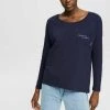 Esprit Damen LONGSLEEVE - Langarmshirt - Navy
