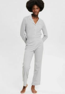 Esprit Damen Nachtwäsche Set - Light Blue Lavender