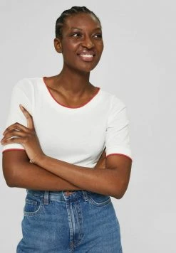 Esprit NOOS CORE - T-Shirt Basic - Off White | Damen