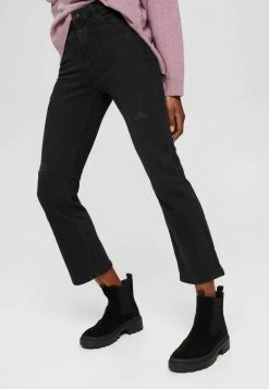 Esprit Damen Flared Jeans - Black Dark Washed -Esprit Verkäufe 2024 70036df19d5e4620b537405049247e51