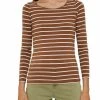 Esprit Damen Langarmshirt - Toffee
