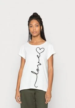 Esprit Damen T-Shirt Print - Off White