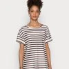 Esprit COO STRIPE - T-Shirt Print - Rust Brown | Damen -Esprit Verkäufe 2024 7211ea1cf99b436d94502e6c42a584e5