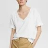 Esprit T-Shirt Basic - White | Damen