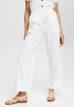 Esprit Damen Stoffhose - White