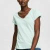 Esprit T-Shirt Basic - Dusty Green | Damen -Esprit Verkäufe 2024 745964b1de94485799f4feb302f517b3