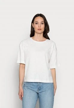 Esprit Damen EMBRO - T-Shirt Print - Off White