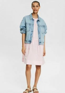 Esprit Damen F LI CO - Freizeitkleid - Light Pink -Esprit Verkäufe 2024 7663954e99404ac095e789ee97bc22f1