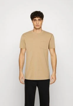 Esprit Herren NEBU DYE - T-Shirt Basic - Beige