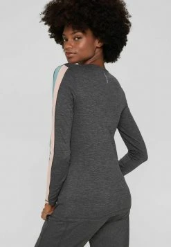 Esprit Damen Langarmshirt - Anthracite -Esprit Verkäufe 2024 7718448b3add49e6bb18dd715a04e30a