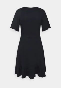 Esprit VNECK FRILLS - Freizeitkleid - Navy | Damen -Esprit Verkäufe 2024 77426ec6fddd420c900ccaab123ffe1c