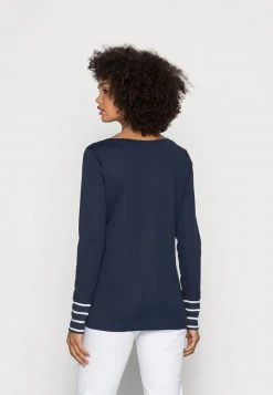 Esprit LONGSLEEVE CUFF - Langarmshirt - Navy | Damen -Esprit Verkäufe 2024 77c140b25a35416bb087eb0bf4041a67